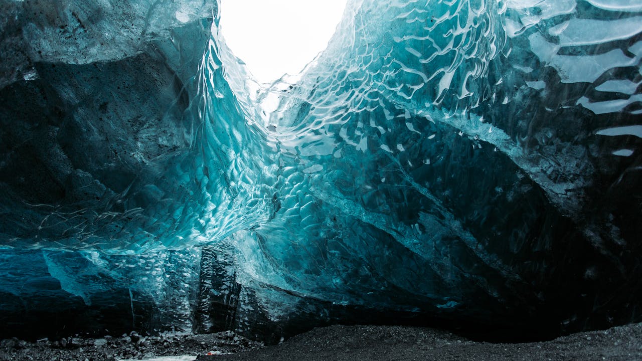 Iceberg climbing