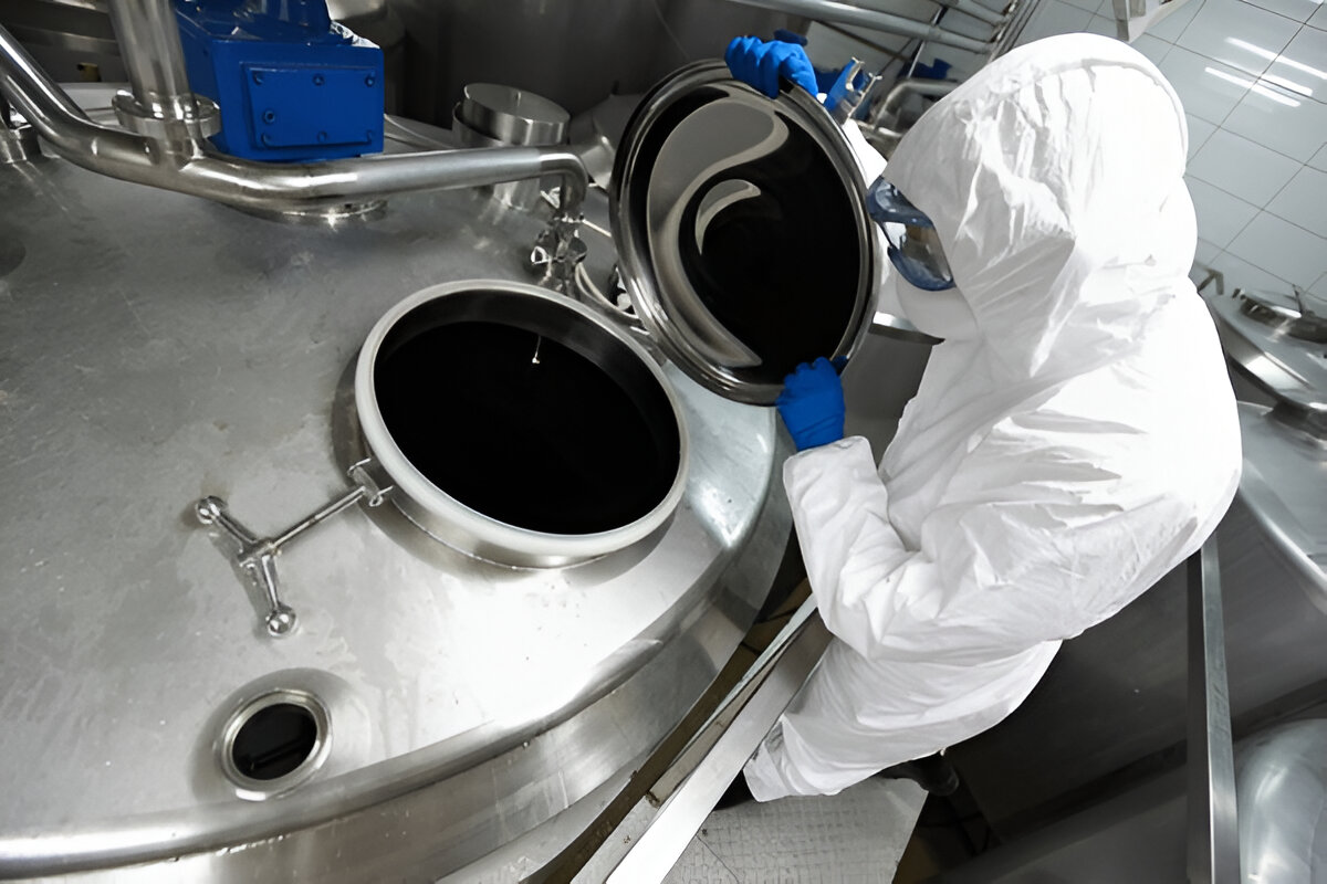 300 Gallon Stainless Steel Mixing Tank